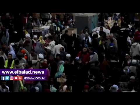 صدى البلد | انتشار الباعة الجائلين في ساحة مسجد الحسين‎