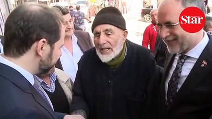 Ziyarete 95 yaşındaki dedenin duası damga vurdu