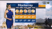 El pronóstico del tiempo con Pamela Longoria miércoles 6 marzo 2019. @pamelaalongoria #Mexico #Monterrey #Aguascalientes