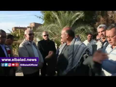 صدى البلد | محافظ أسوان يتفقد مستعمرة السد العالى ويستمع لمشكلات الأهالي