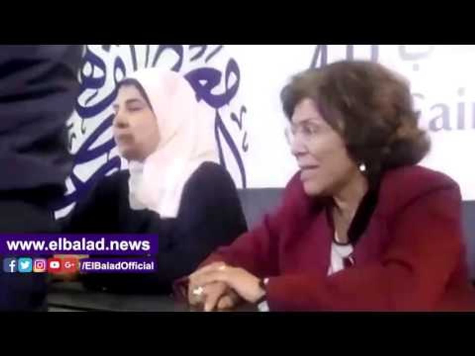 صدى البلد | مشادة بين فريدة الشوباشي والجمهوربمعرض الكتاب بسبب "عبدالناصر