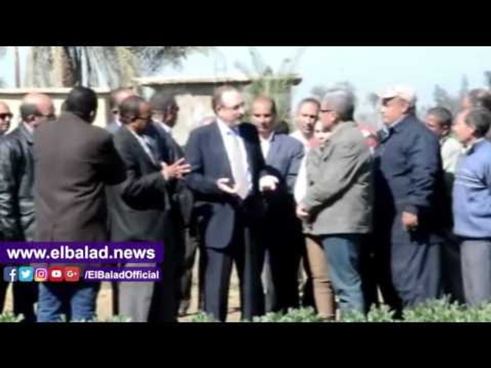 صدى البلد | محافظ بني سويف يزور محطة البحوث الزراعية بسدس