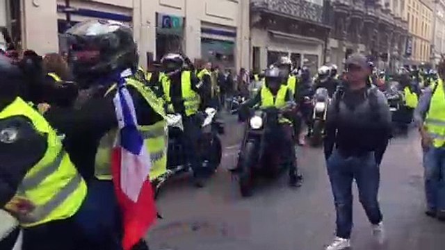 Avignon : les gilets jaunes protestent en faisant vrombir les moteurs des motos