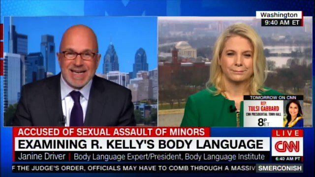 Smerconish One-on-One with Janine Driver on R. Kelly's body language. #Smerconish #CNN #News #RKelly #Breaking