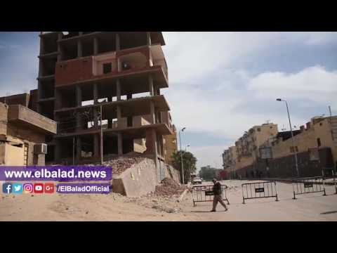 صدى البلد | إزالة عمارة سكنية بدون ترخيص بأسوان