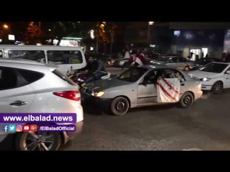 صدى البلد | المصريين يحتفلون بفوز المنتخب بكأس الأمم الأفريقية