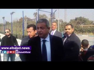 صدى البلد | وزير الشباب يتفقد مركز شباب عين الصيرة