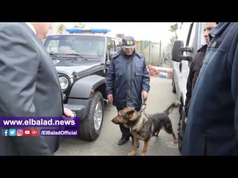 صدى البلد | مدير أمن الجيزة يتفقد جاهزية وحدات المفرقعات