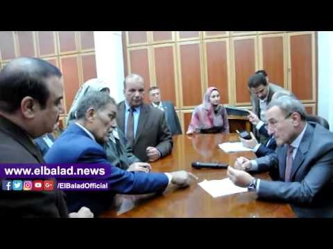 صدى البلد | محافظ القليوبية لعسكري مصاب: حقك علينا كبير يا أبني