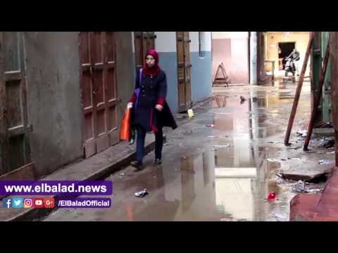 صدى البلد | امطار غزيرة بدمياط وغلق بوغاز عزبة البرج ومنع الصيد