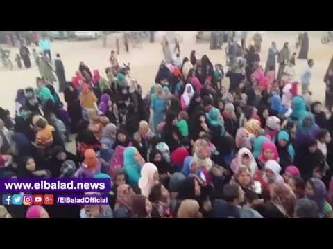 صدى البلد | إقبال كبير على قافلة جامعة بنها بقرية عرب العطيات بأسيوط