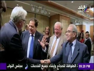 على مسئوليتي - المؤتمر الصحفي لمحمد أبو العينين وزعيم الأغلبية في البرلمان الايطالي لوتشوا باراني