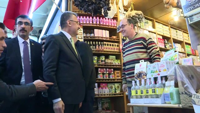 Cumhurbaşkanı Yardımcısı Fuat Oktay, esnaf ziyaretinde bulundu - BURSA