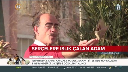Serçelerle iletişim kuruyor