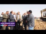 صدى البلد | محافظ بني سويف يتفقد أعمال إنشاء محور عدلي منصور