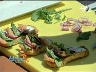 طريقة عمل ساندوتش سلمون مدخن مع الشيف فكري | صباح البلد