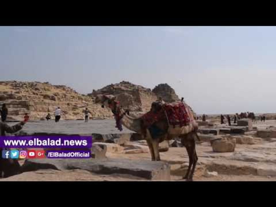 صدى البلد | توافد السياح على الاهرامات في اليوم التالي لزيارة ميسي