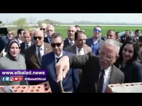 صدى البلد | وضع حجر أساس مجمع الصناعات الصغيرة والمتوسطة بالمنيا