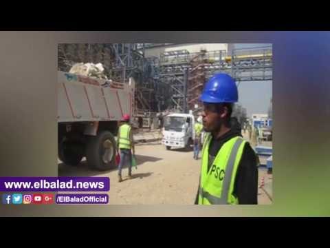 صدى البلد | داخل محطة كهرباء غياضة ببني سويف استعدادا للزيارة المرتقبة لميركل