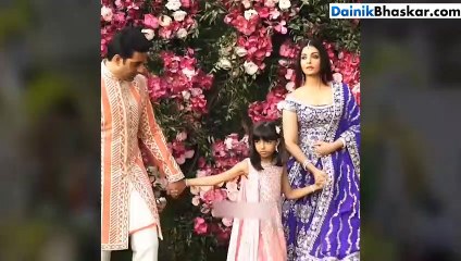 आकाश अंबानी की शादी में ढेर सारे कैमरे देख कन्फ्यूज हुई ऐश्वर्या की बेटी