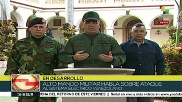 Padrino: Toda Venezuela debe rechazar agresiones a la patria