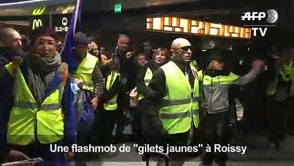 "Gilets jaunes": un flasmob contre la vente d'Aéroports de Paris