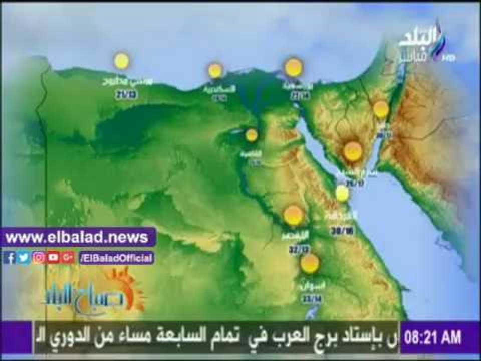 صدى البلد |درجات الحرارة المتوقعة بالقاهرة والم...