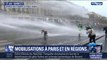 Gilets jaunes: des canons à eau sont utilisés sur les Champs-Élysées pour faire reculer des manifestants