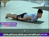 صدى البلد |تمارين رياضية لشد عضلات الذراعين على «صباح البلد»