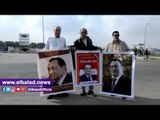 صدى البلد | «ابناء مبارك» يرفعون لافتات «لكي الله يا مصر»
