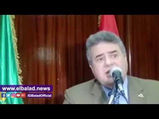 صدى البلد |  كلمة رئيس جامعة بنها   الهجرة غير الشرعيه فكرة مرفوضه