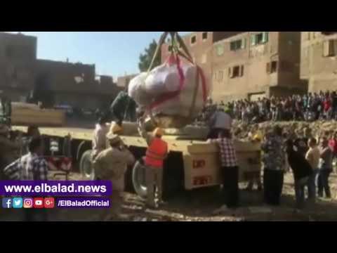 صدى البلد | رحله تمثال رمسيس من المطريه الى المتحف المصري