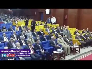 صدى البلد |  افتتاح أعمال مؤتمر الهجرة غير الشرعية وأثارها بحقوق بنها