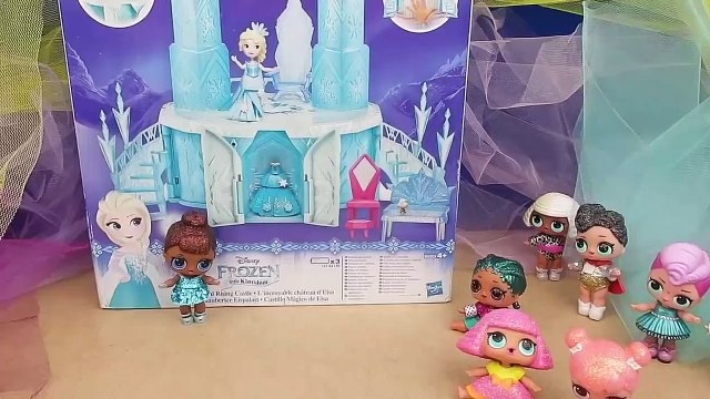 KARLAR ÜLKESİ FROZEN ELSA SİHİRLİ KENDİ AÇILAN BUZDAN ŞATOSU LOL BEBEKLERE FOR KIDS Bidünya Oyuncak