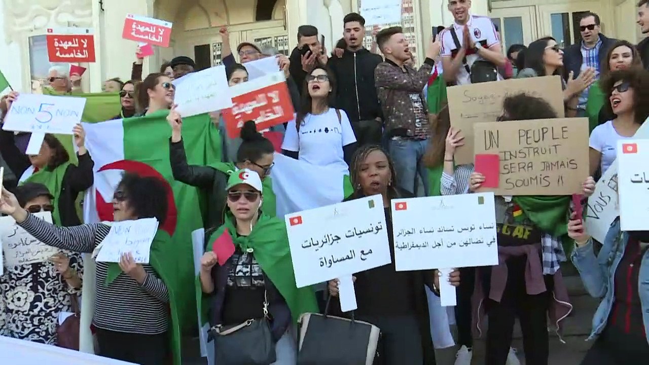 Algérie: à Tunis aussi, on manifeste contre le 5e mandat