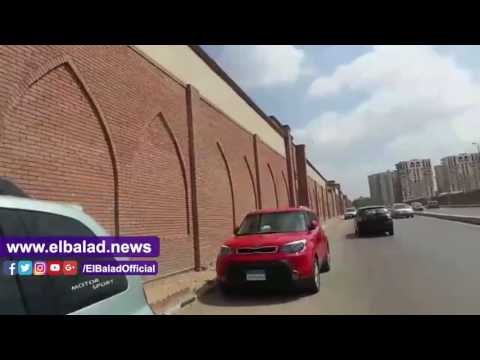 صدى البلد | القمامه تحاصر مدفن عائله الرئيس الأسبق مبارك