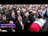 صدى البلد | هتافات الحزن تخيم علي أهالي قرية شهيد المنوفية عقب تشييع جنازته