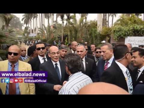 صدى البلد | وزير الزراعة يتفقد أجنحة معرض زهور الربيع بحديقة الأورمان