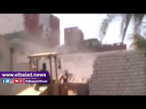 صدى البلد | إزالة 16 حالة تعدى على نهر النيل بالمنيا