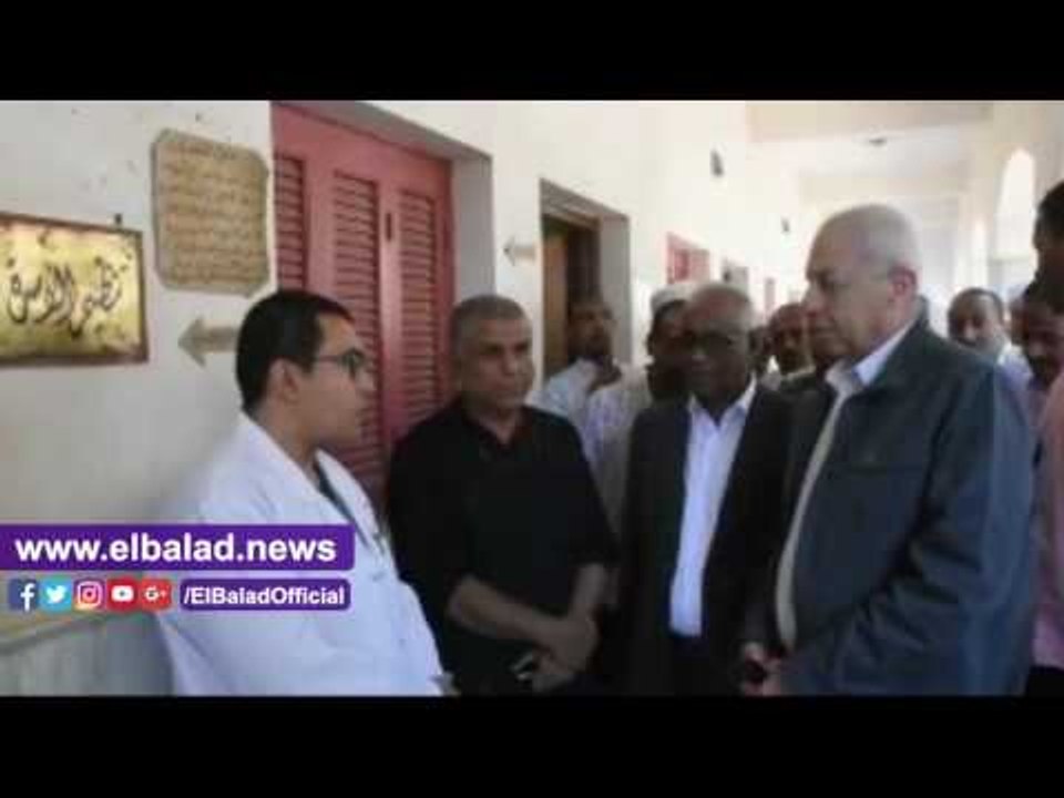 صدى البلد | محافظ أسوان يتفقد الوحدات الصحية بقروى أقليت
