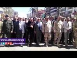 صدى البلد | جنازة عسكرية لشهيد العريش ببورسعيد