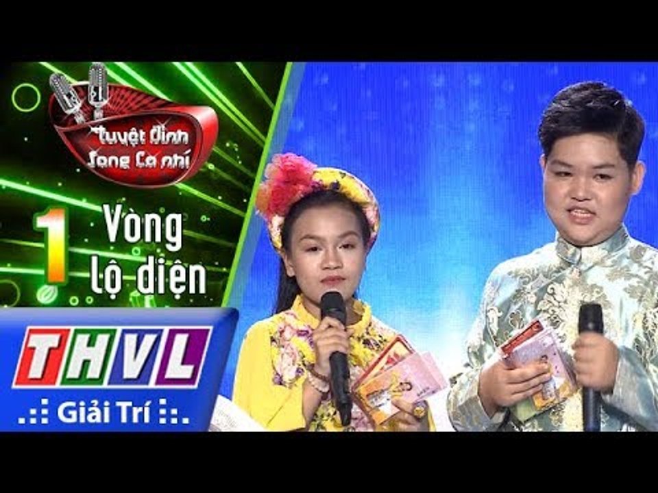 THVL | Tuyệt đỉnh song ca nhí 2018 - Tập 1[3]: Ngẫu hứng sông Hồng - Tiêu Minh Khôi, Đinh Thị Cẩm Lệ