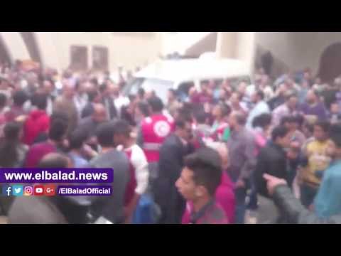 صدى البلد | أقباط ماري جرجس بطنطا يصرخون فى وجه محافظ الغربية والقيادات الأمنية