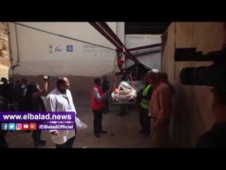 صدى البلد | يوشيمورا يكشف إمكانيات أكبر معمل ترميم بموقع مركب خوفو الثانية