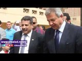 صدى البلد |وزير الرياضة يفتتح فرع بنك مصر بمركز التنمية بشبرا الخيمة