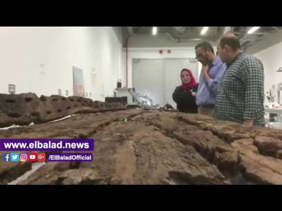 صدى البلد | "صدى البلد" يرصد إنتهاء ترميم أقدم مركب في التاريخ بالمتحف الكبير