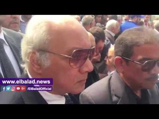 صدى البلد | وصول مصطفى بكرى لجنازة والدة الإعلامى حسين عبد الغنى