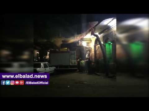 صدى البلد | قوات الحماية المدنية تبحث عن فتاة تحت أنقاض عقار بولاق أبو العلا المنهار