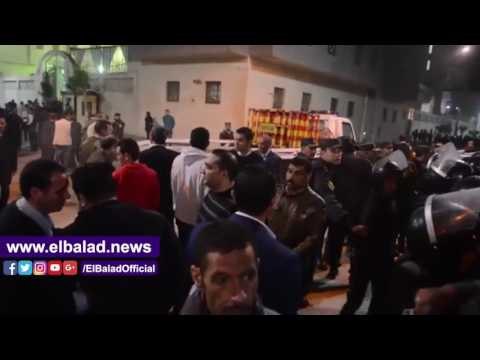 صدى البلد | بدء مراسم تشييع جنازة شهداء كنيسة مارجرجس في طنطا