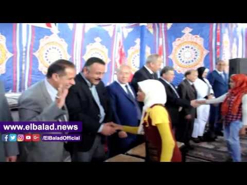 صدى البلد | محافظ القليوبية ورئيس جامعة بنها يشاركان في إحتفالية يوم اليتيم